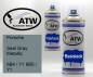 Preview: Porsche, Seal Gray Metallic, 6B4 / Y1 6B5 / Y1: 400ml Sprühdose + 400ml Klarlack - Set, von ATW Autoteile West.
